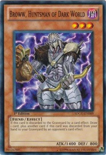 Broww, Huntsman of Dark World (SDGU-EN009) [Structure Deck: Gates of the Underworld]