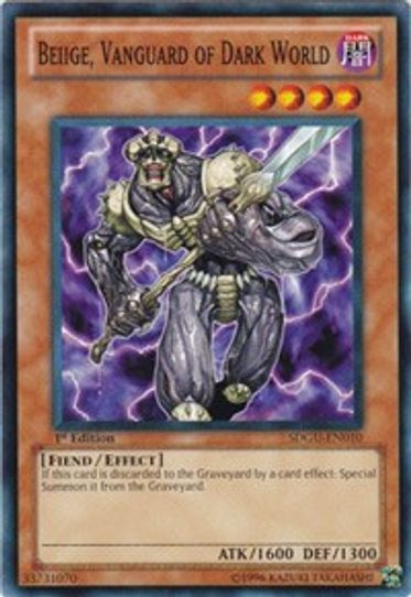 Beiige, Vanguard of Dark World (SDGU-EN010) [Structure Deck: Gates of the Underworld]