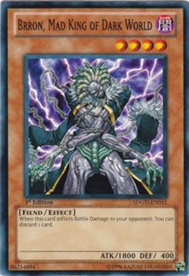 Brron, Mad King of Dark World (SDGU-EN011) [Structure Deck: Gates of the Underworld]