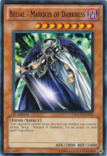 Belial - Marquis of Darkness (SDGU-EN015) [Structure Deck: Gates of the Underworld]