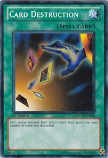 Card Destruction (SDGU-EN028) [Structure Deck: Gates of the Underworld]