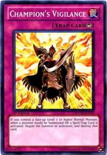 Champion's Vigilance (PHSW-EN074) [Photon Shockwave]