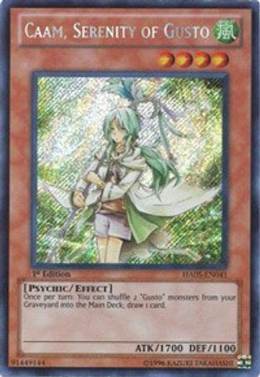 Caam, Serenity of Gusto (HA05-EN041) [Hidden Arsenal 5: Steelswarm Invasion]