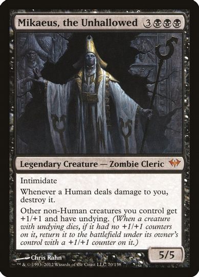 Mikaeus, the Unhallowed (70) [Dark Ascension]