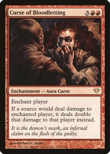 Curse of Bloodletting (85) [Dark Ascension]