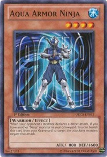 Aqua Armor Ninja (ORCS-EN015) [Order of Chaos]
