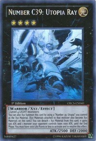 Number C: Utopia Ray (Ghost Rare) (ORCS-EN040) [Order of Chaos]
