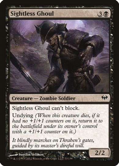 Sightless Ghoul (73) [Dark Ascension]