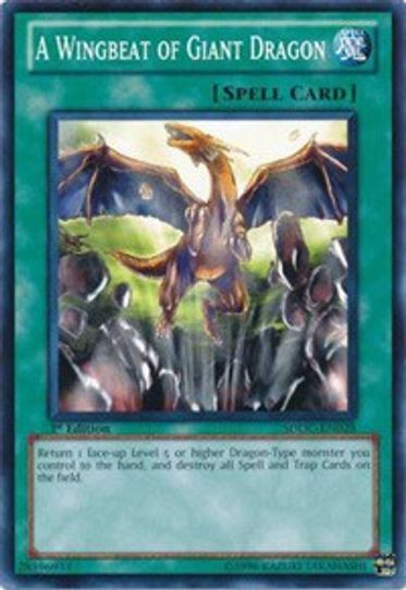 A Wingbeat of Giant Dragon (SDDC-EN028) [Structure Deck: Dragons Collide]