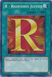 R - Righteous Justice (RYMP-EN025) [Ra Yellow Mega Pack]