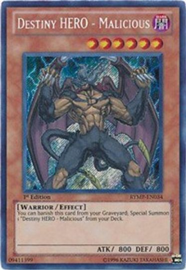 Destiny HERO - Malicious (RYMP-EN034) [Ra Yellow Mega Pack]