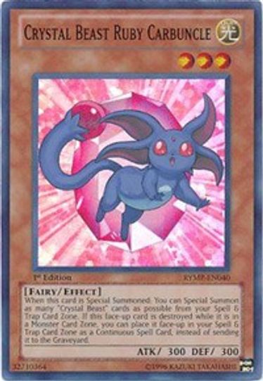 Crystal Beast Ruby Carbuncle (RYMP-EN040) [Ra Yellow Mega Pack]