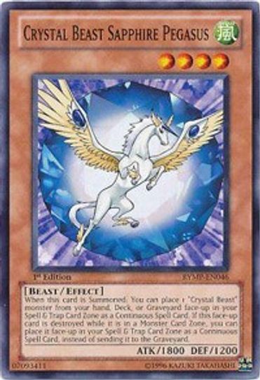 Crystal Beast Sapphire Pegasus (RYMP-EN046) [Ra Yellow Mega Pack]