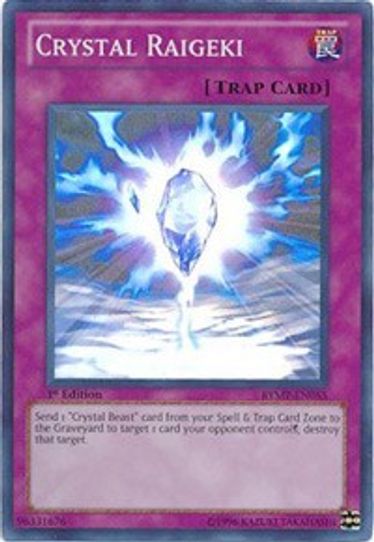 Crystal Raigeki (RYMP-EN055) [Ra Yellow Mega Pack]