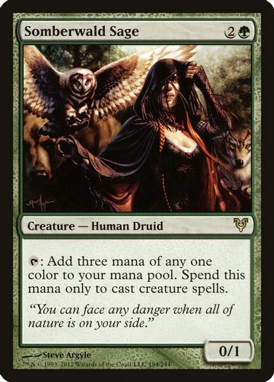 Somberwald Sage (194) [Avacyn Restored]