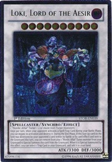 Loki, Lord of the Aesir (UTR) (STOR-EN039) [Storm of Ragnarok]
