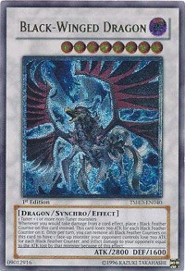 Black-Winged Dragon (UTR) (TSHD-EN040) [The Shining Darkness]