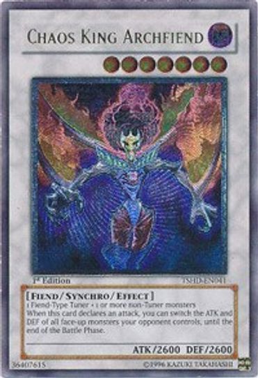 Chaos King Archfiend (UTR) (TSHD-EN041) [The Shining Darkness]