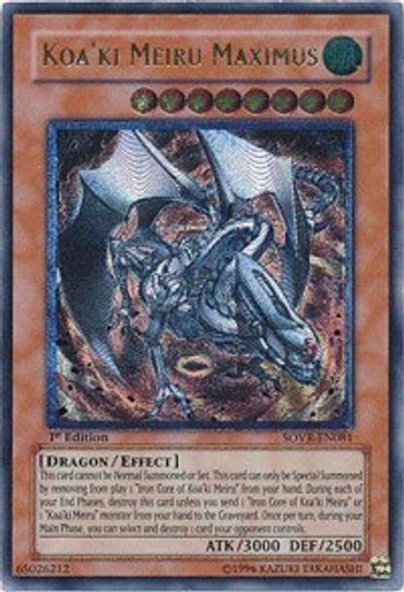 Koa'ki Meiru Maximus (UTR) (SOVR-EN081) [Stardust Overdrive]