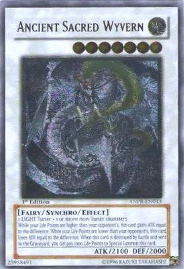 Ancient Sacred Wyvern (UTR) (ANPR-EN043) [Ancient Prophecy]