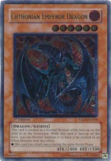Chthonian Emperor Dragon (UTR) (TAEV-EN019) [Tactical Evolution]