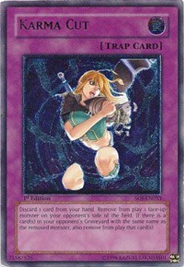 Karma Cut (UTR) (SOI-EN053) [Shadow of Infinity]