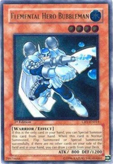 Elemental Hero Bubbleman (UTR) (CRV-EN014) [Cybernetic Revolution]