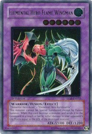 Elemental HERO Flame Wingman (UTR) (TLM-EN035) [The Lost Millennium]