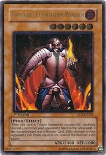 Thestalos the Firestorm Monarch (UTR) (RDS-EN021) [Rise of Destiny]