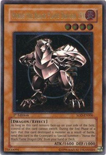 Horus The Black Flame Dragon LV (UTR) (SOD-EN006) [Soul of the Duelist]