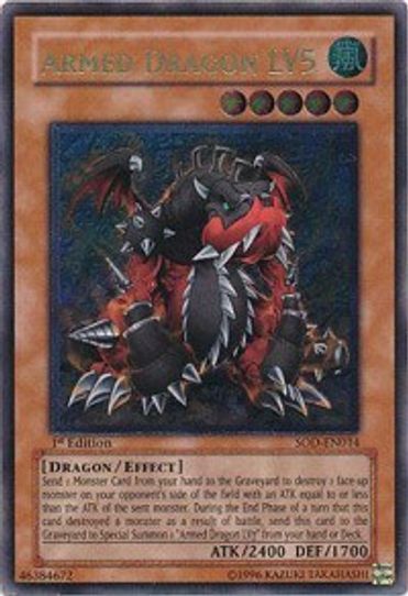 Armed Dragon LV (UTR) (SOD-EN014) [Soul of the Duelist]