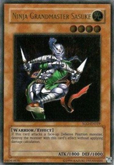 Ninja Grandmaster Sasuke (UTR) (SOD-EN019) [Soul of the Duelist]