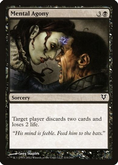 Mental Agony (114) [Avacyn Restored]