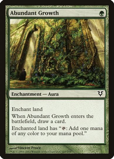 Abundant Growth (167) [Avacyn Restored]