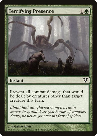 Terrifying Presence (196) [Avacyn Restored]