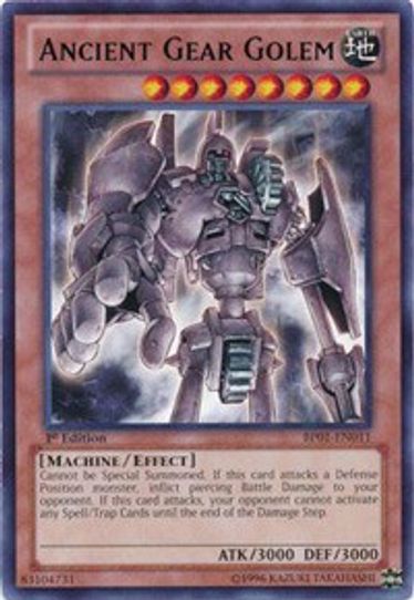 Ancient Gear Golem (BP01-EN011) [Battle Pack: Epic Dawn]
