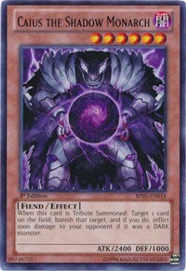 Caius the Shadow Monarch (BP01-EN018) [Battle Pack: Epic Dawn]