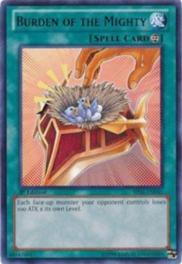 Burden of the Mighty (BP01-EN045) [Battle Pack: Epic Dawn]