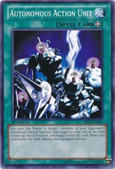Autonomous Action Unit (BP01-EN073) [Battle Pack: Epic Dawn]