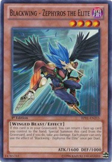 Blackwing - Zephyros the Elite (BP01-EN215) [Battle Pack: Epic Dawn]