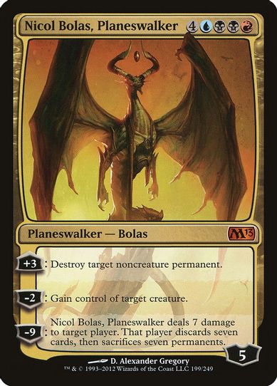 Nicol Bolas, Planeswalker (199) [Magic 2013 (M13)]
