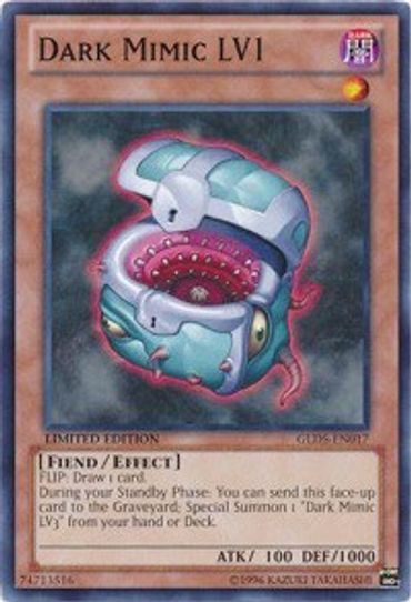 Dark Mimic LV (GLD5-EN017) [Gold Series: Haunted Mine]