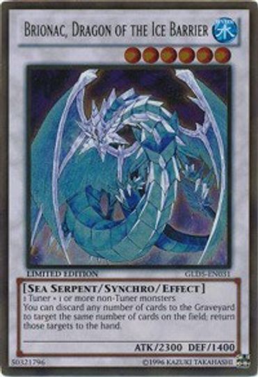 Brionac, Dragon of the Ice Barrier (GLD5-EN031) [Gold Series: Haunted Mine]