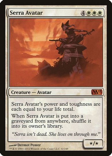 Serra Avatar (32) [Magic 2013 (M13)]