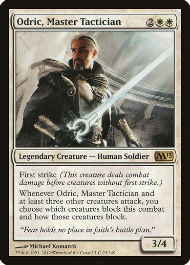 Odric, Master Tactician (23) [Magic 2013 (M13)]