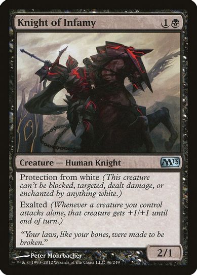 Knight of Infamy (96) [Magic 2013 (M13)]