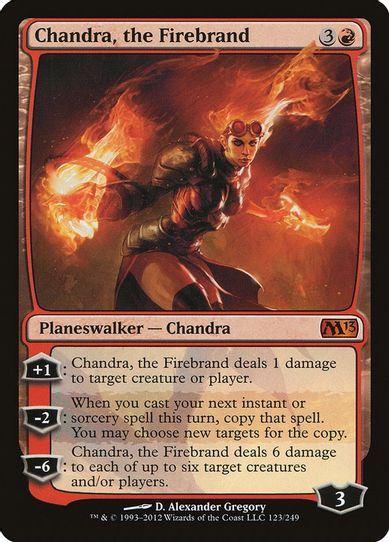 Chandra, the Firebrand (123) [Magic 2013 (M13)]