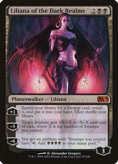 Liliana of the Dark Realms (97) [Magic 2013 (M13)]