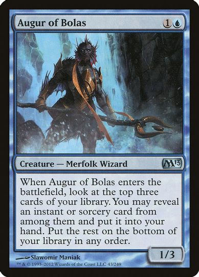 Augur of Bolas (43) [Magic 2013 (M13)]