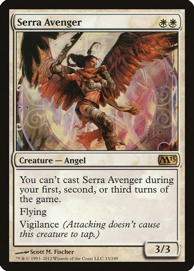 Serra Avenger (33) [Magic 2013 (M13)]